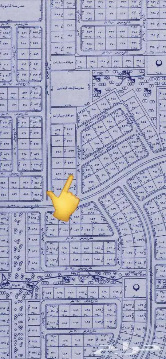 فرصة للبيع نص قطعه في جوهرة العروس مخطط 2ح مساحة 449 متر 0