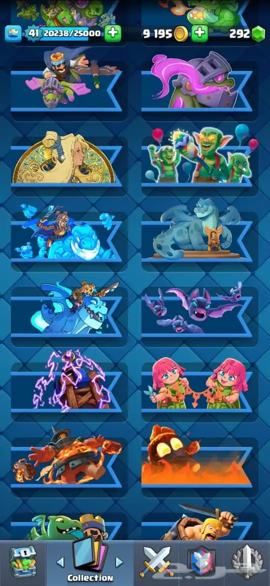 حساب كلاش رويال 10