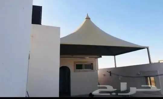 بيوت شعر سواتر مظلات قرميد صيانه جميع انواع الحداده 5