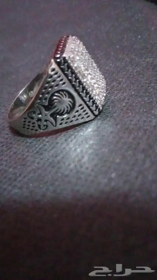 خاتم فضه عيار925 0