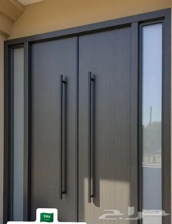 تفصيل ابواب حديد ليزر صاج المونيوم درايش وأبواب بيبي سي وخشب 1