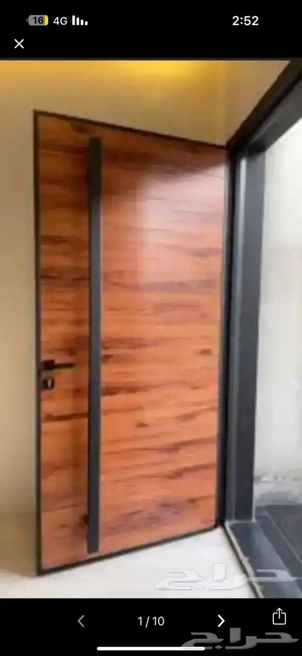 باب كلادينج المنيوم باب حديد سندوتش بينل ابواب المنيوم باب 6