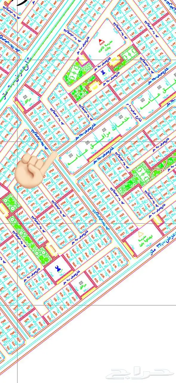 ارض للبيع شمال جده البريكه شارعين 25 بصك الكتروني 0