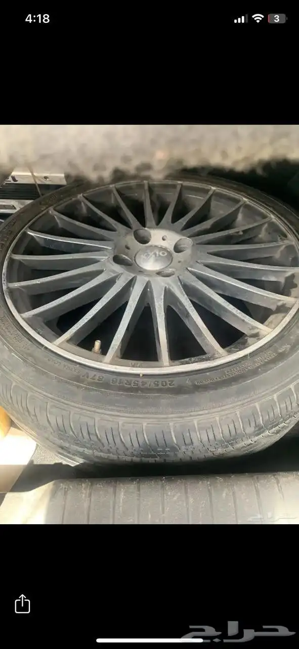 جنوط زينه مقاس 16 صيني اربعه مسمار تركب ريو اكسنت يارس 3