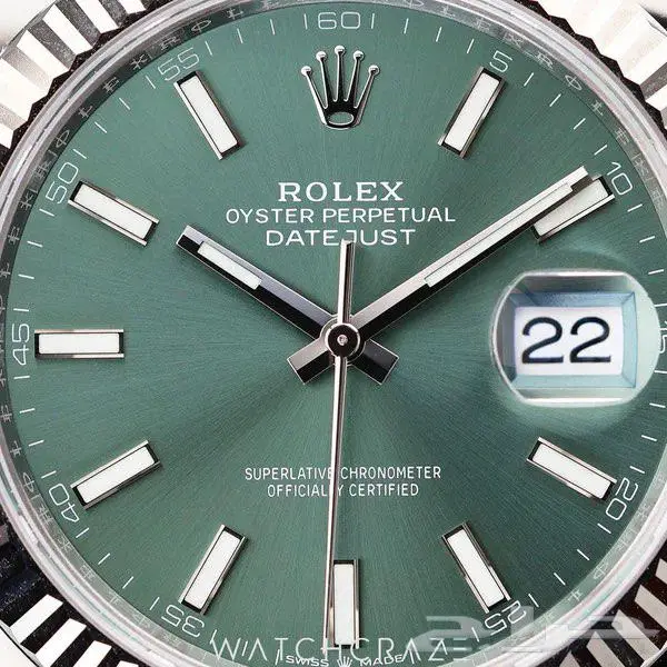 Rolex date just Green Mint 41 mm رولكس ديت جست 1