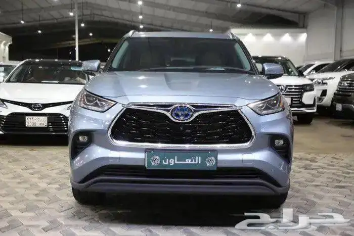 تويوتا هايلندر فل كامل ليمتد هايبرد بانوراما جلد موديل 2023 2
