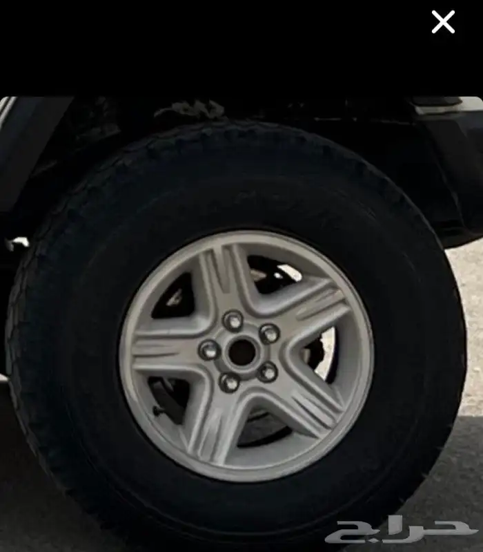 مطلوب جنط شروكي وحد نفس الشكل المعروض 2