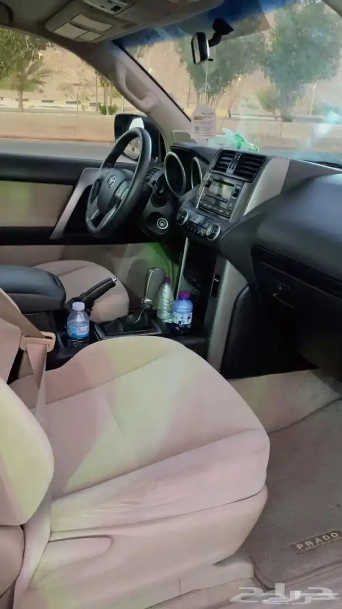 برادو 2012 نظيف لون فضي 5