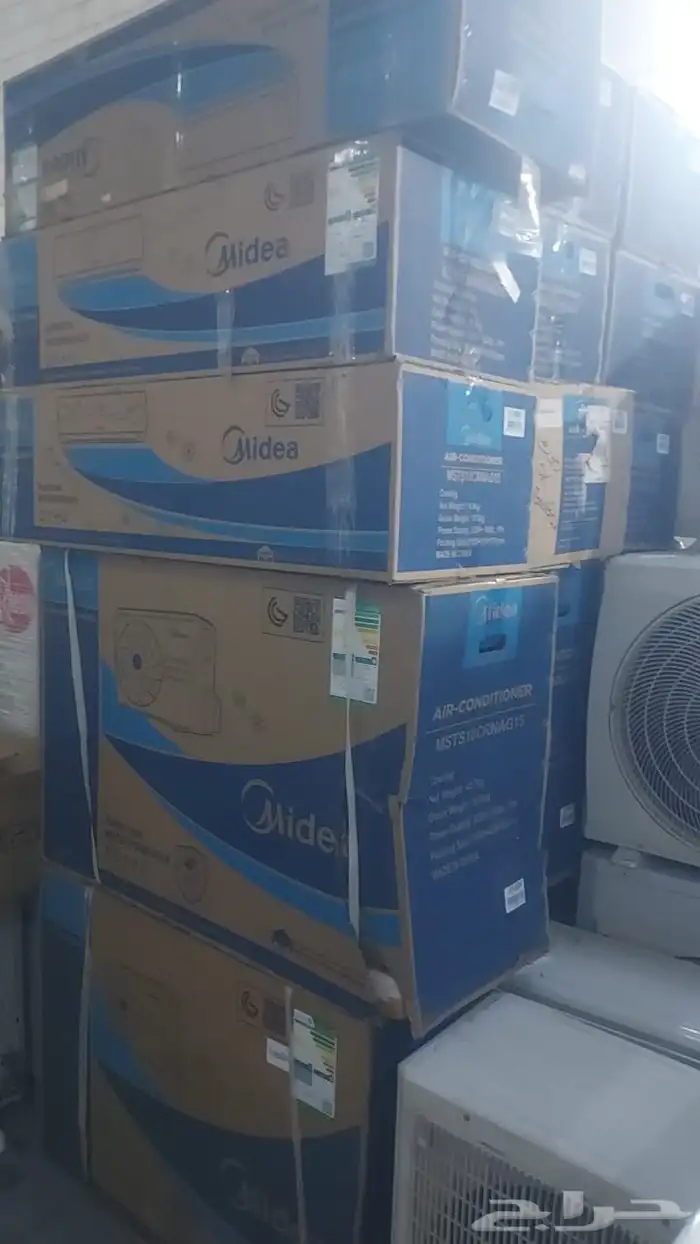 وصلت مكيفات ميديا 18 الف وحده استوك 0