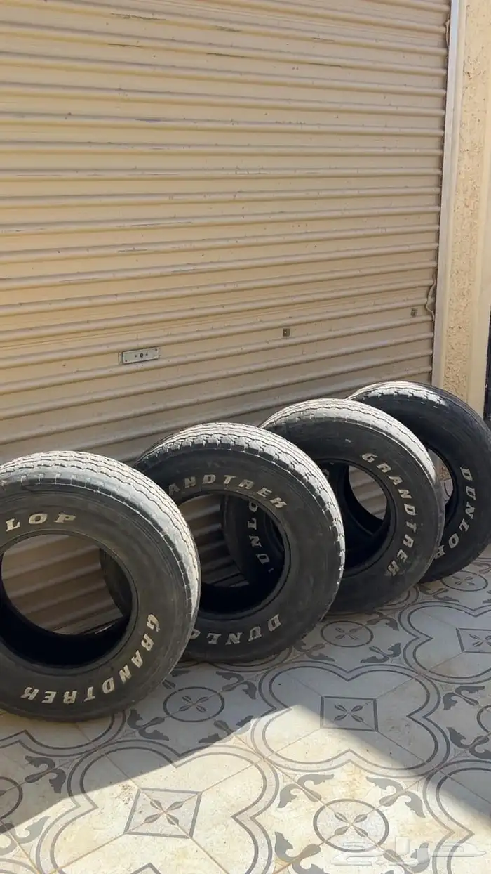 كفرات دنلوب عريض مقاس 16 0