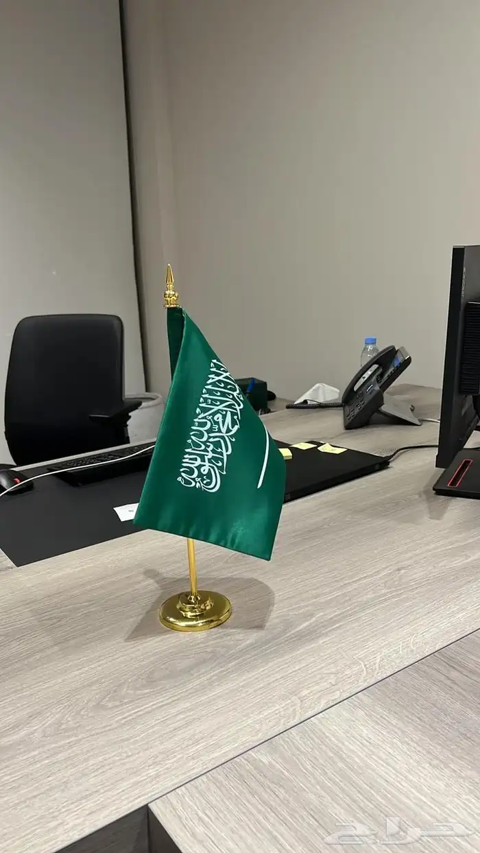 علم السعودية طباعة شعارات ريشة إعلانية طقم صور رول أب حاجز 9