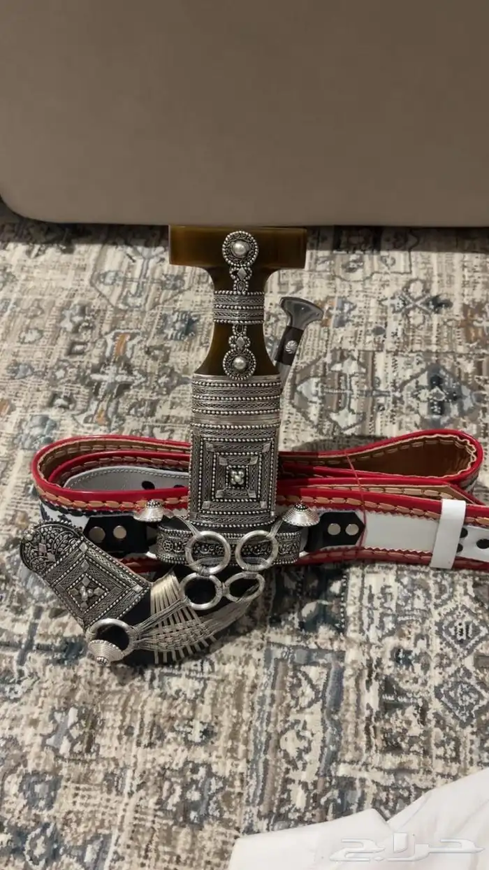 خنجر زراف الهندي صب فضه 0