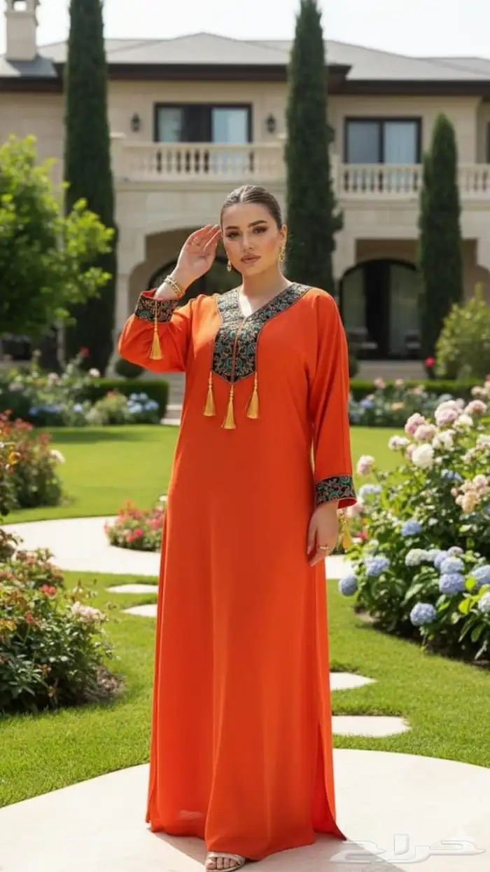 جلابيات استقبال فخمه 75  ومتوفر جمله بسعر خاص 2