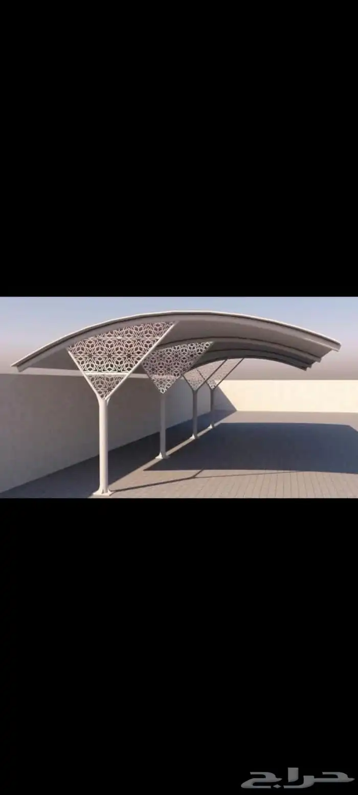 بيوت شعر سواتر مظلات قرميد صيانه جميع انواع الحداده 9