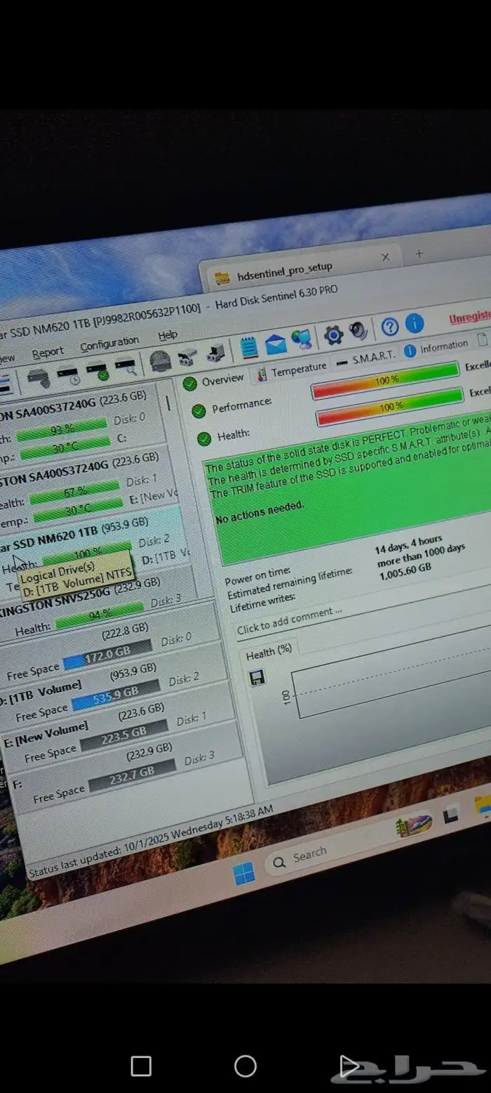 هاردسكات ssd جدبد بجميع انواعه و hdd 4