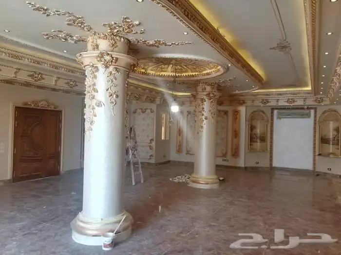 تصميم وتنفيذ اعمال الديكور الملكي وجدريات حجريه 15