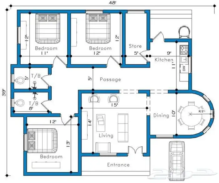 مخططات اوتوكاد 4