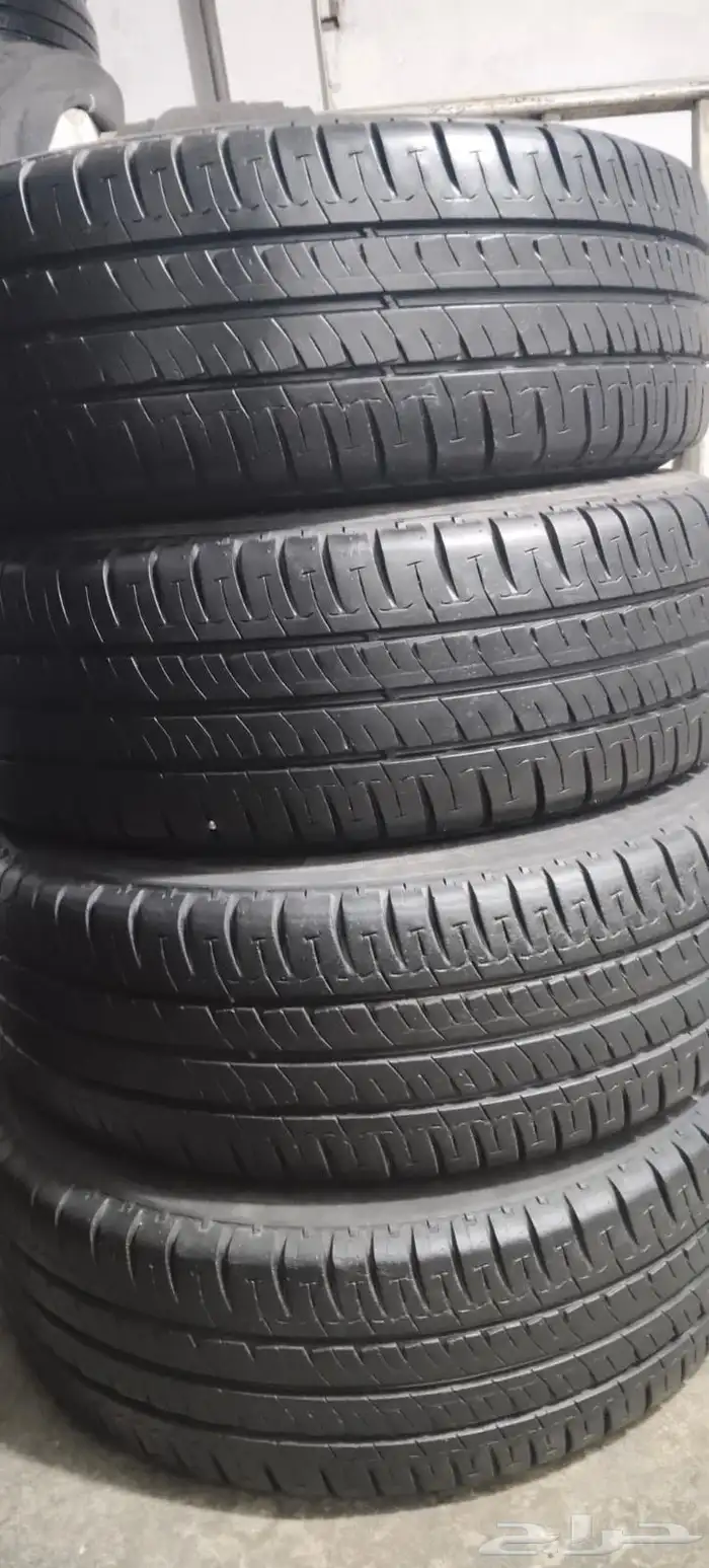 كفرات هايلوكس اتش ون 225 65 16. تاريخ 2025موضح بصور مشلان 1