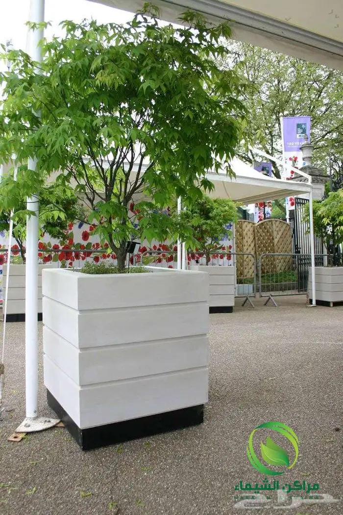 احواض زرع جملة ومراكن للاشجار جاهزة فايبر جازان 9