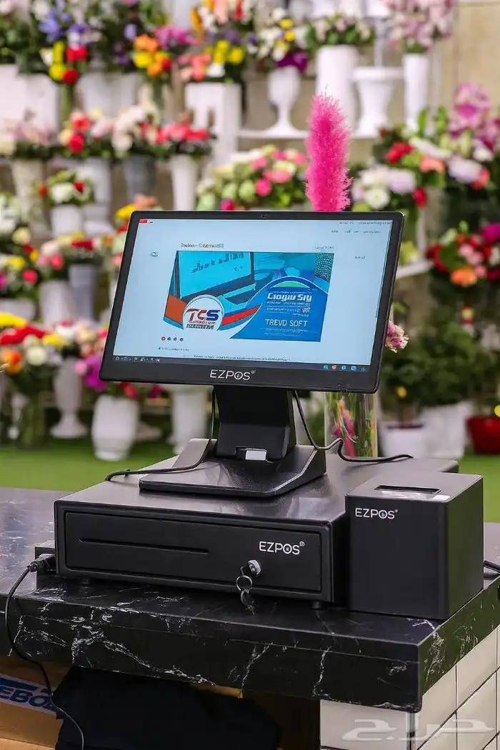 جهاز كاشير محلات الورد والهدايا 0