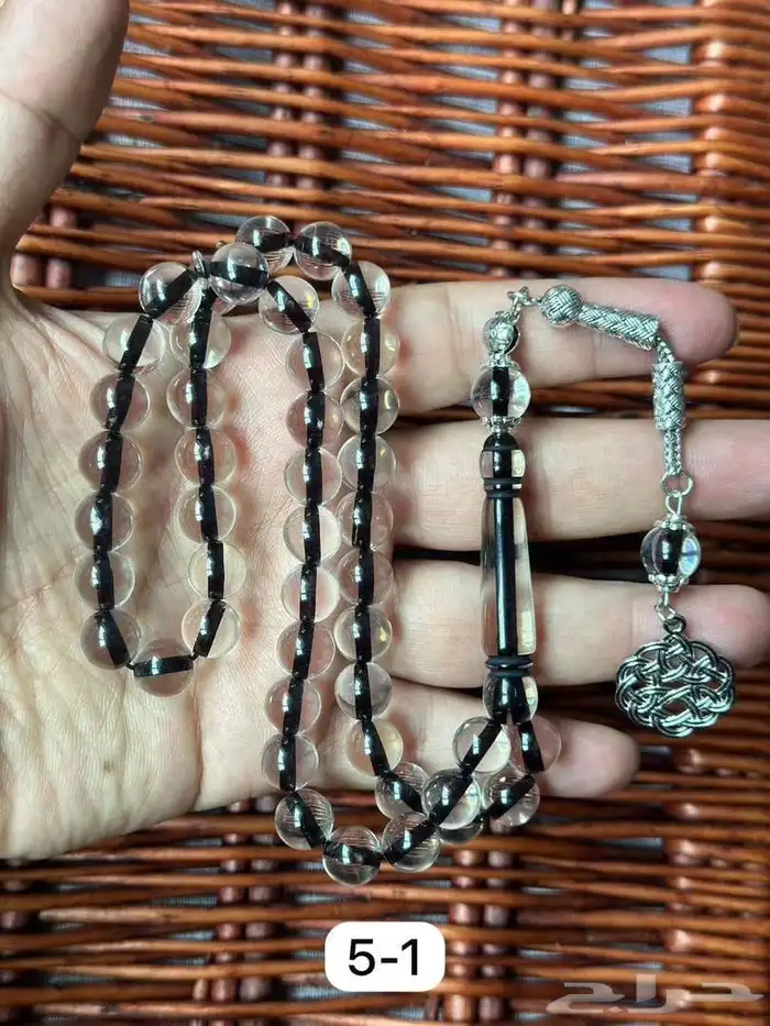 سبح بكلايت خيط ضد الغطع المقاس 10 ملي عدد الخرز 45 حبه البيع 26