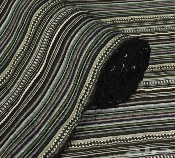 قماش سدو لونين اسود- احمر 0