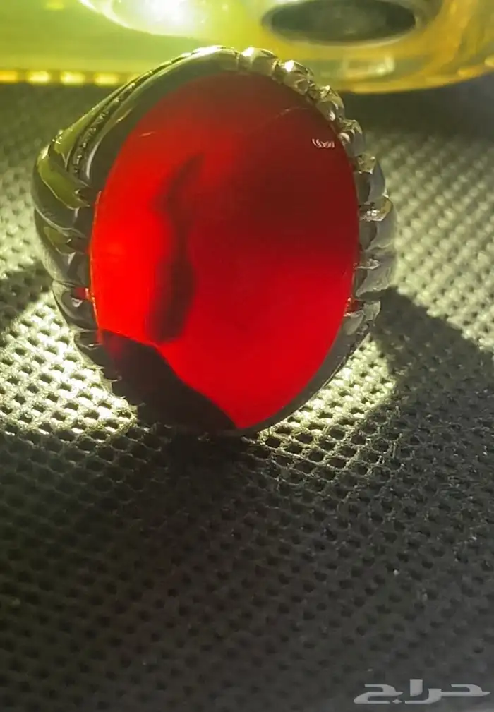 خواتم عقيق يماني زعفراني 5