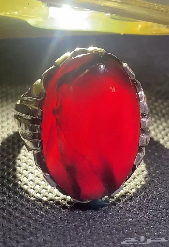 خواتم عقيق يماني زعفراني 2