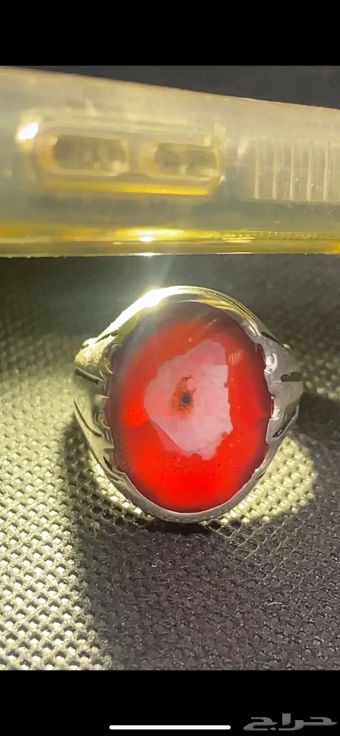 خواتم عقيق يماني زعفراني 0