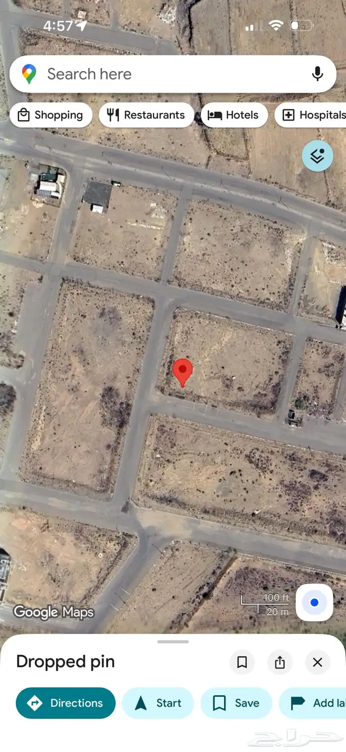 ارض على شارعين في مخطط العروبة للبيع 0