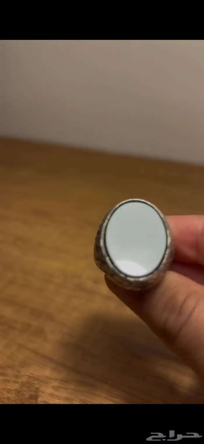 خاتم حديد صيني وخاتم عقيق يماني 0