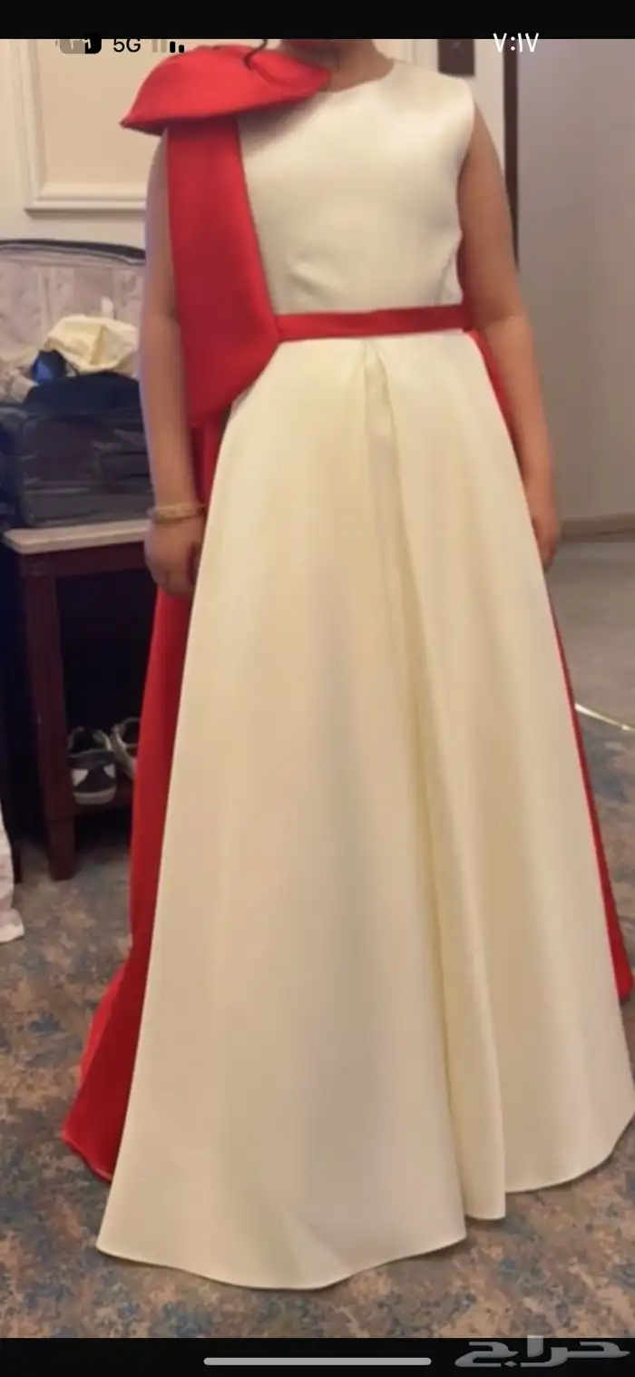 فستان مناسبات لعمر 12سنه لبسه مره واحده اربع ساعات 0