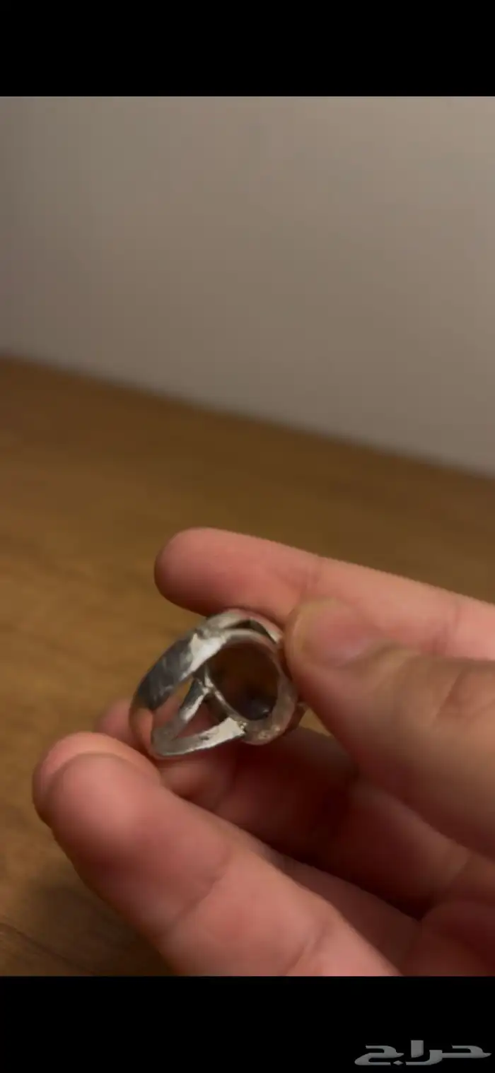 خاتم حديد صيني وخاتم عقيق يماني 5