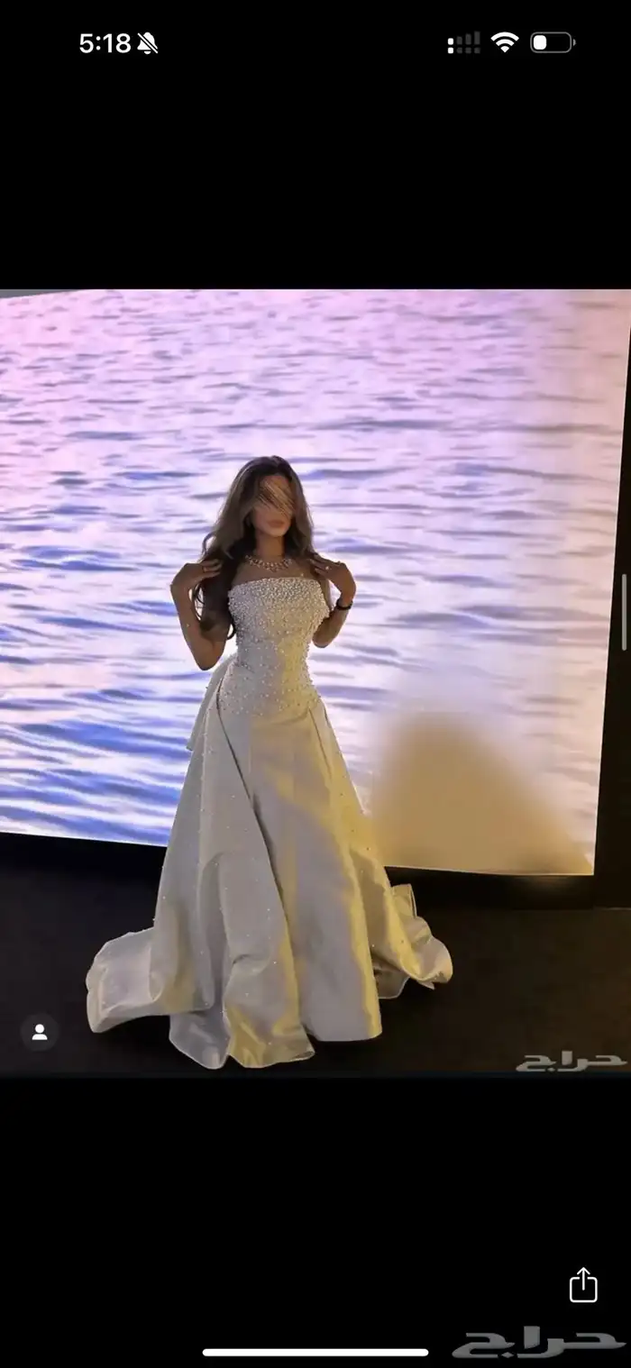 فستان زواج و مناسبات راقي من مصممه سعوديه 0
