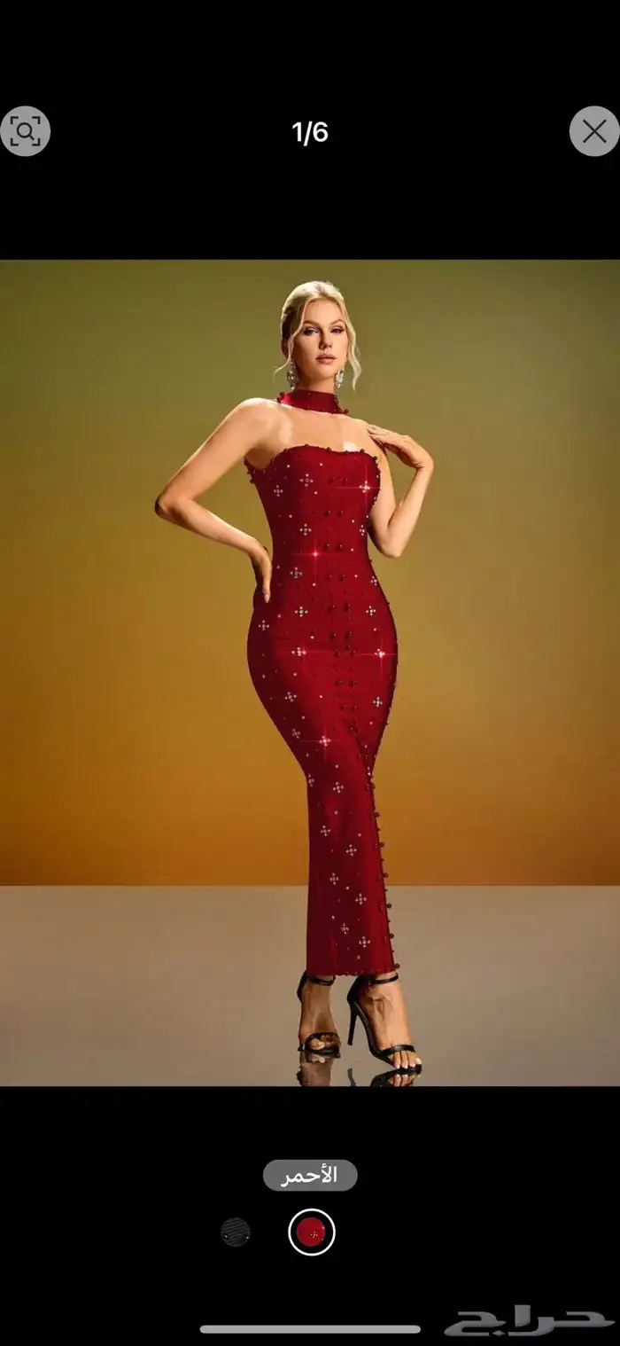 فستان احمر 0