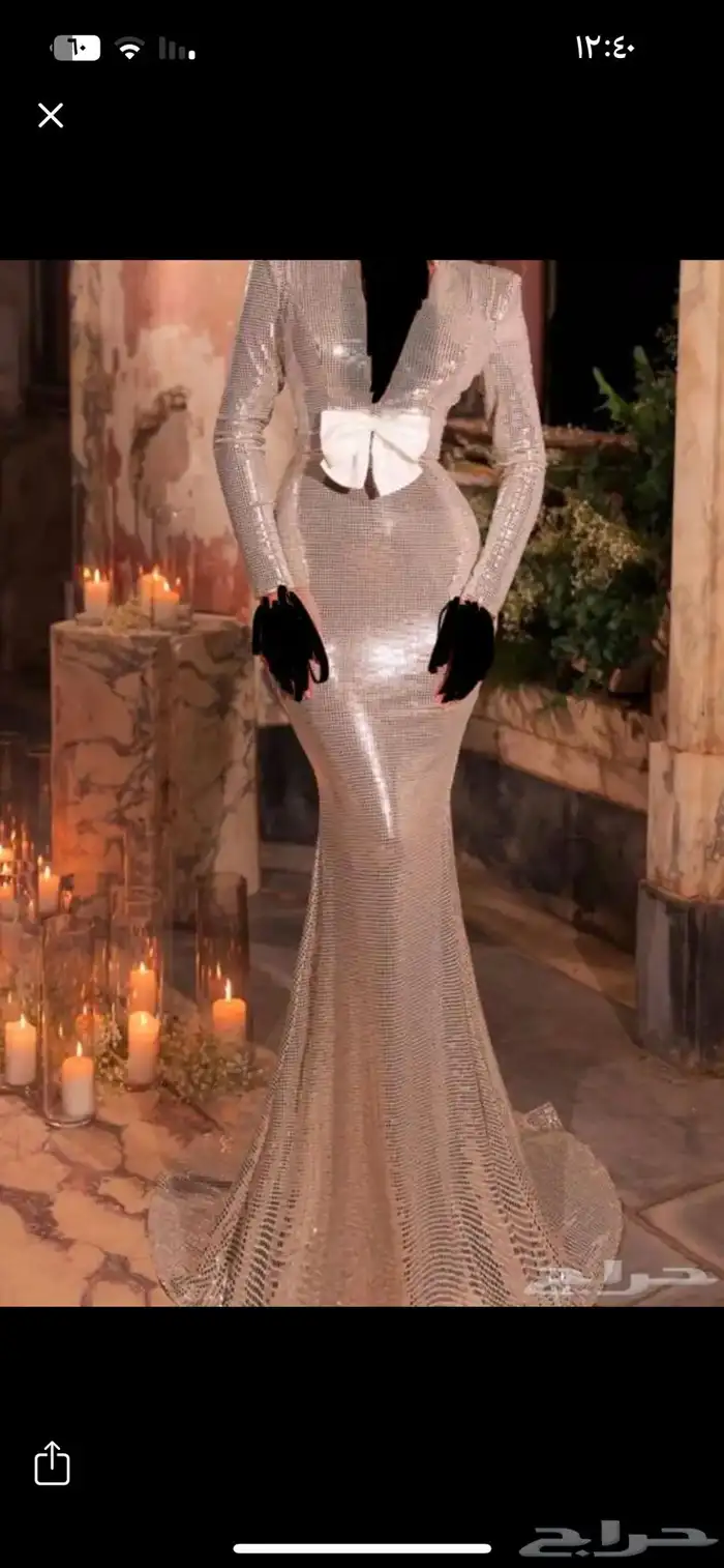 فستان لمعه 0