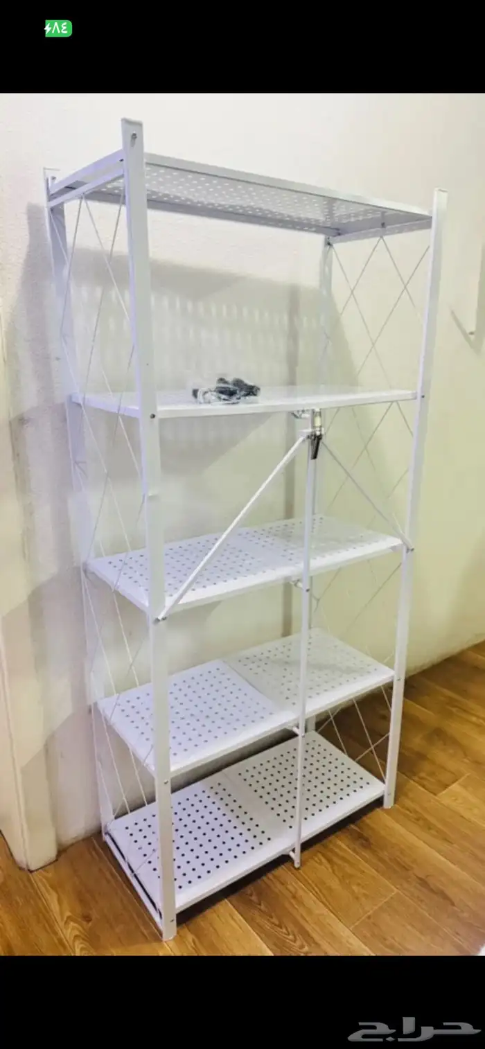 رف تخزين قوي من 5 طوابق قابل للطي 0