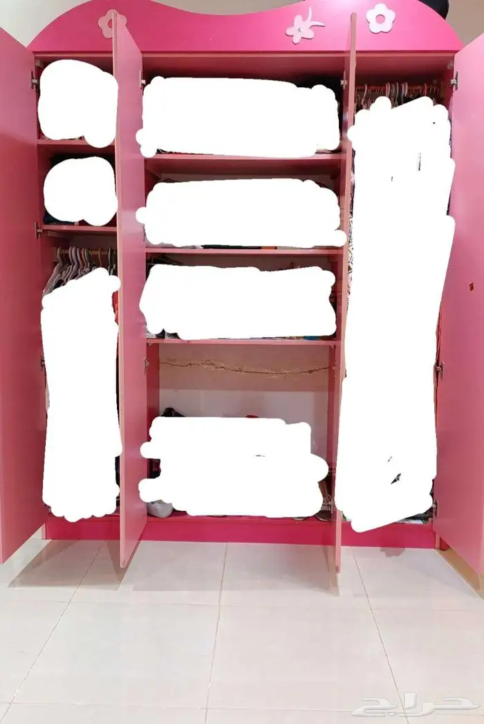 غرفة نوم زهري 0