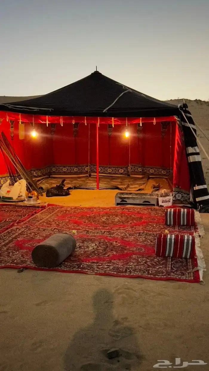 تأجير خيمه شتاء. خيمة  زل   خزان ماء مع ابريق  نظافه محل 1