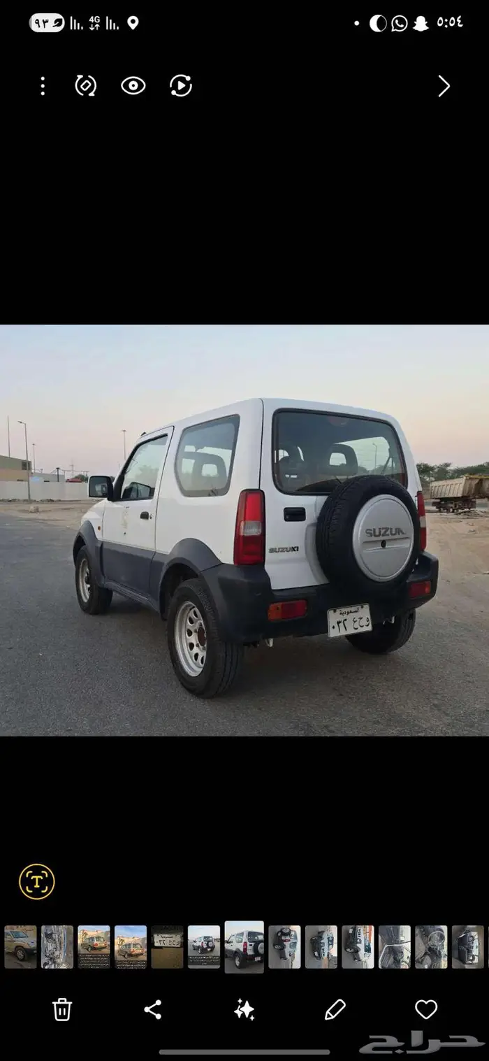 للبيع سزوكي جمني 2007 يحمل لوحه مميزه 2