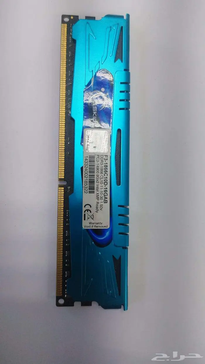 للبيع 2 ذاكرة مستعملة مجموع السعة G.Skill DDR3 16 gb 0