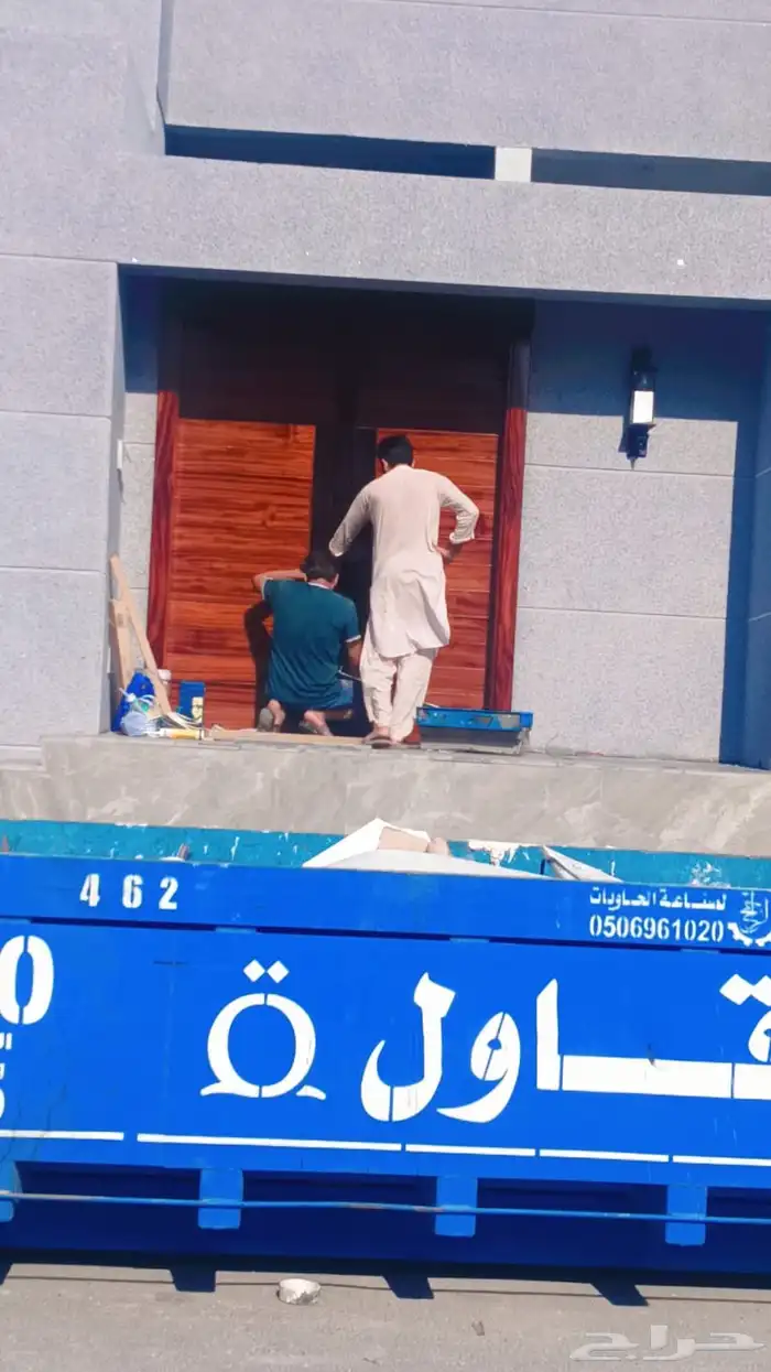 ابواب خشب خارجي خشب م نو سميلي 1