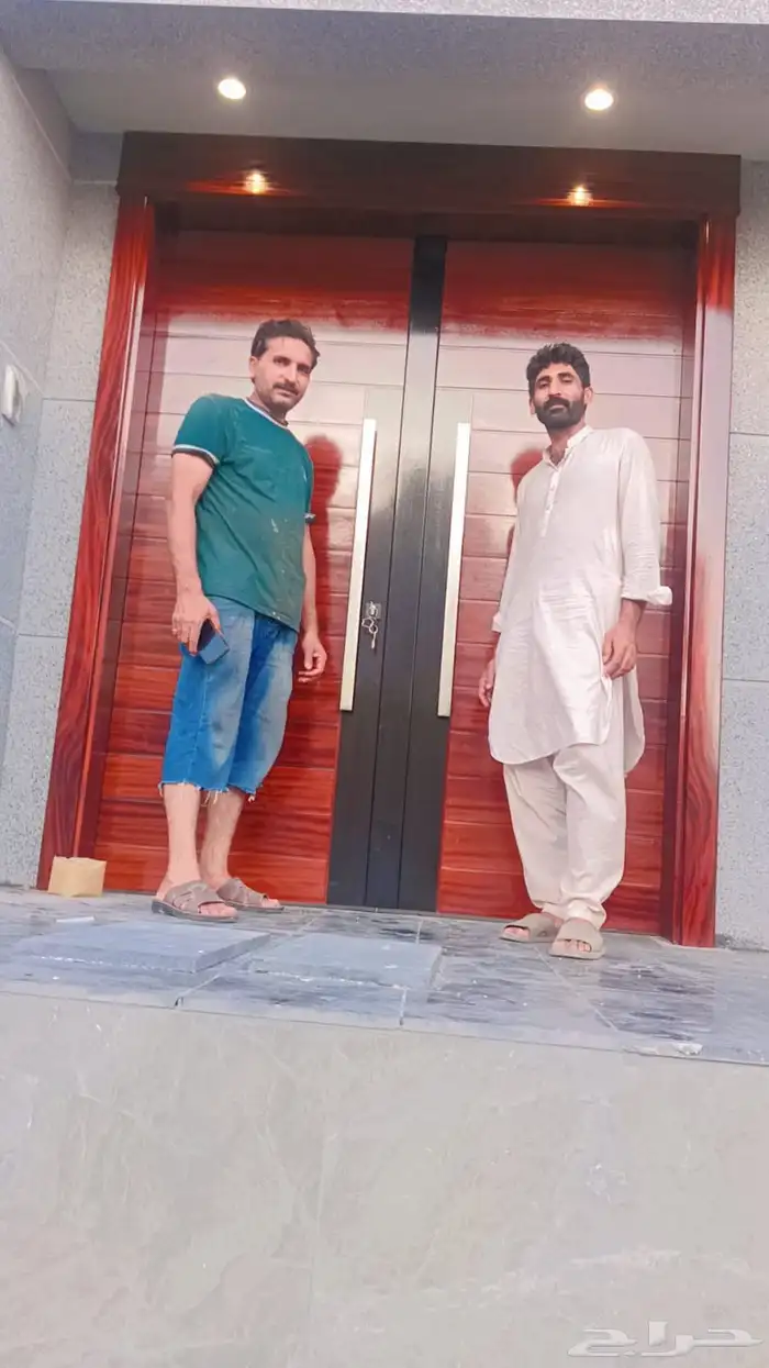 ابواب خشب خارجي خشب م نو سميلي 2