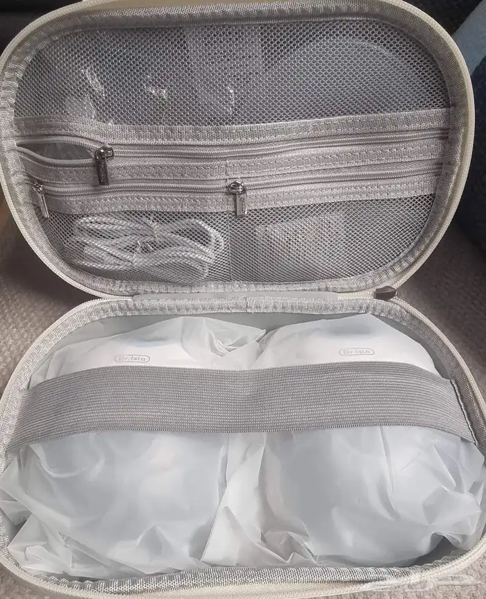 مضخه ثدي كهربائية قابله للارتداء قطعتين 5