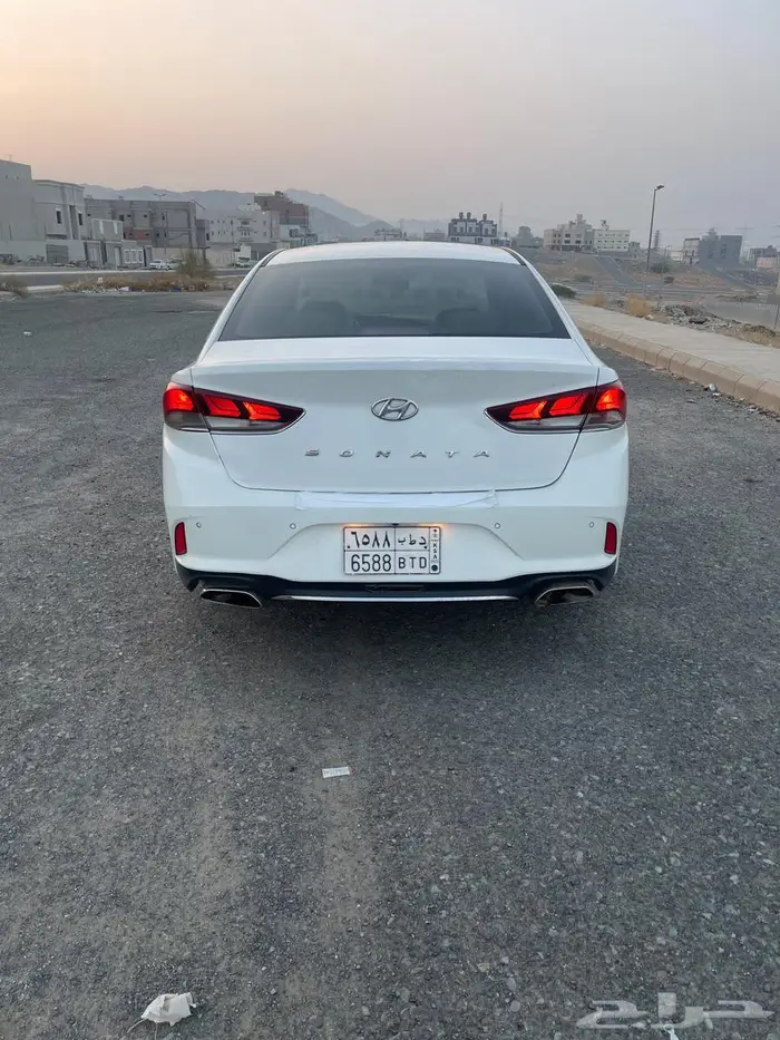 سوناتا 2018 ابيض استاندر 4