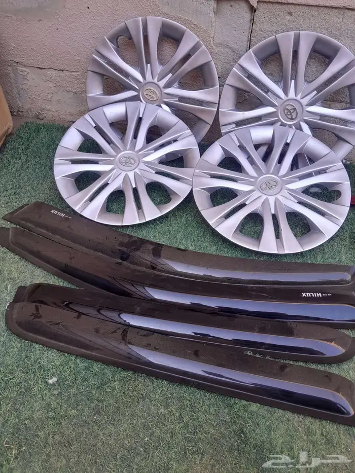 طاسات هايلكس مع نضارات الابواب وسطبات النترا 3