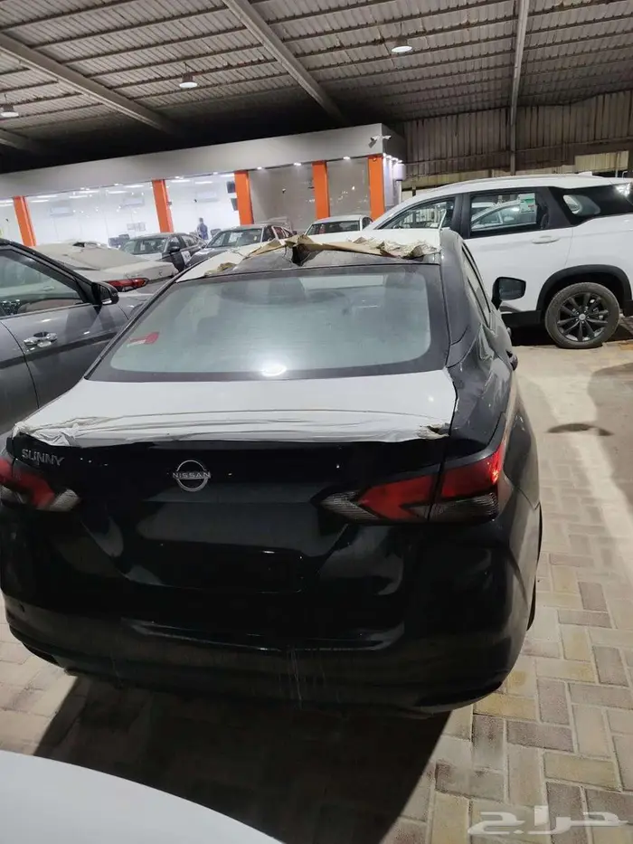 نيسان صني الشكل الجديد 2024 فضي ورمادي وأسود 3