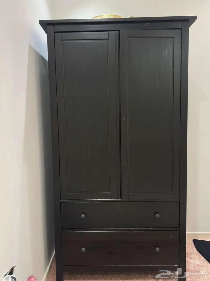 دولاب إيكيا أسود أنيق   متين ونظيف جد ا 1