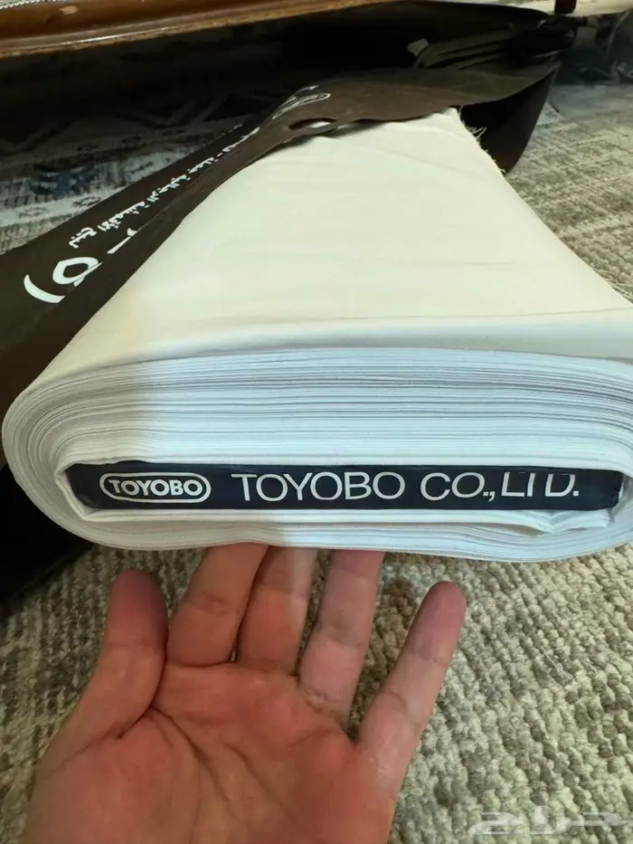 طاقة قماش ياباني تويوبو ابيض 0