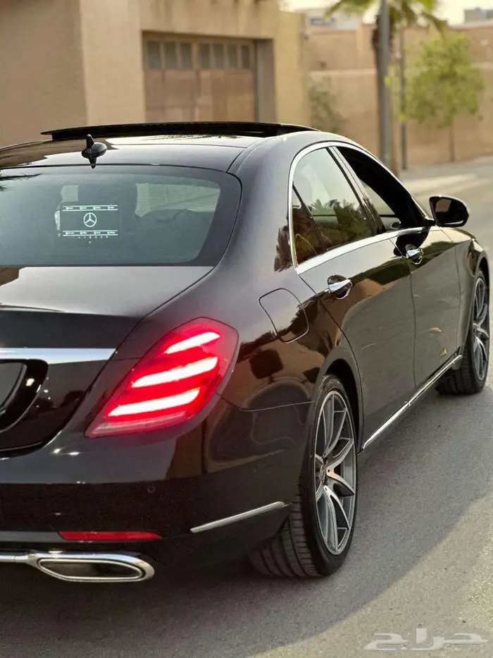 مرسيدس S450 أسود 2020 بدي وكالة عداد 84 ألف بحالة الوكالة. 10